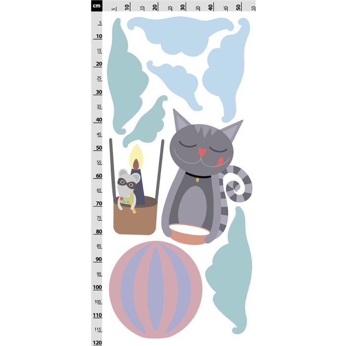 Motiv einer Katze mit Milch - Pressebogen 