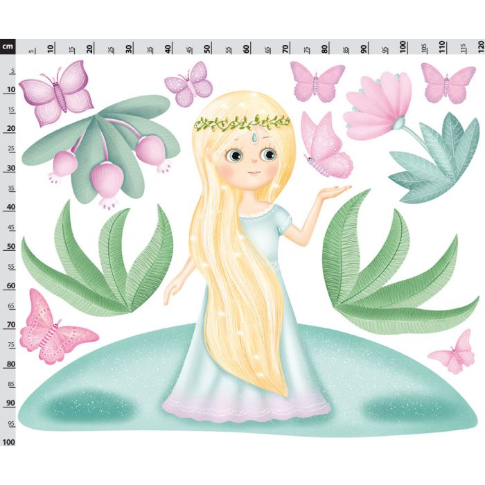 Sticker mit Waldfee - Pressebogen 