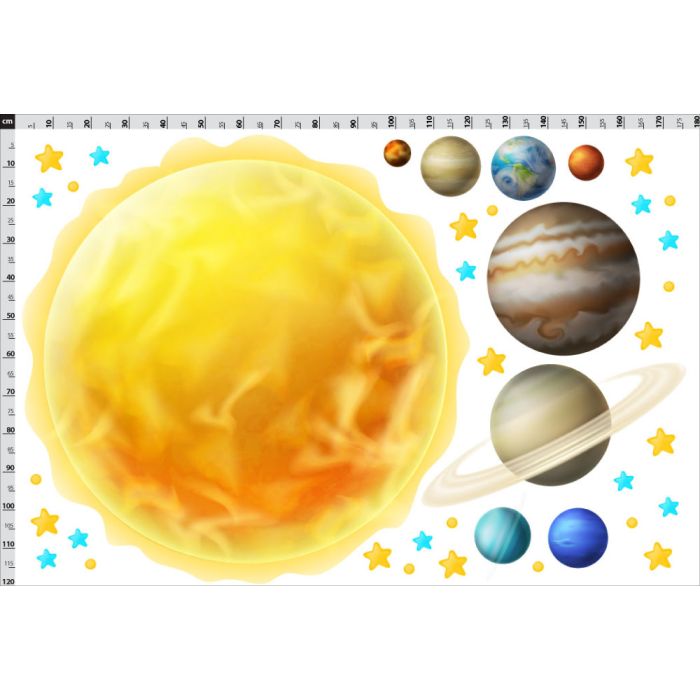 Sonnensystem im Maßstab - Pressebogen 