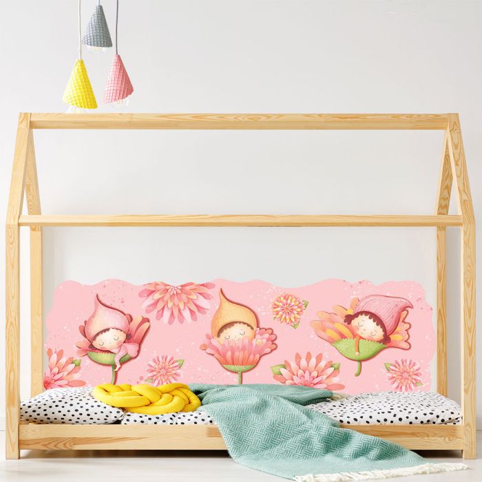 Kindersticker - Wandschutz hinterm Bett mit Kobolden