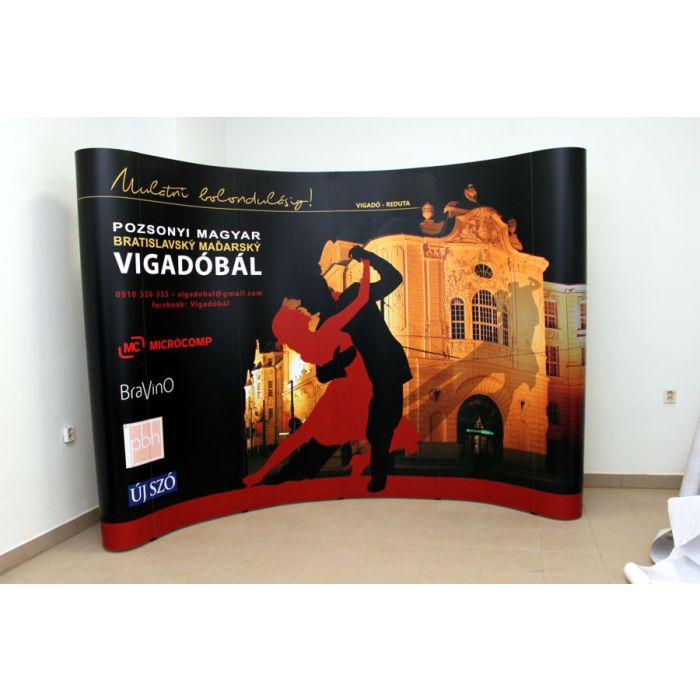 pop up Wand 3x4 Bratislava Ungarisch vigadóbál