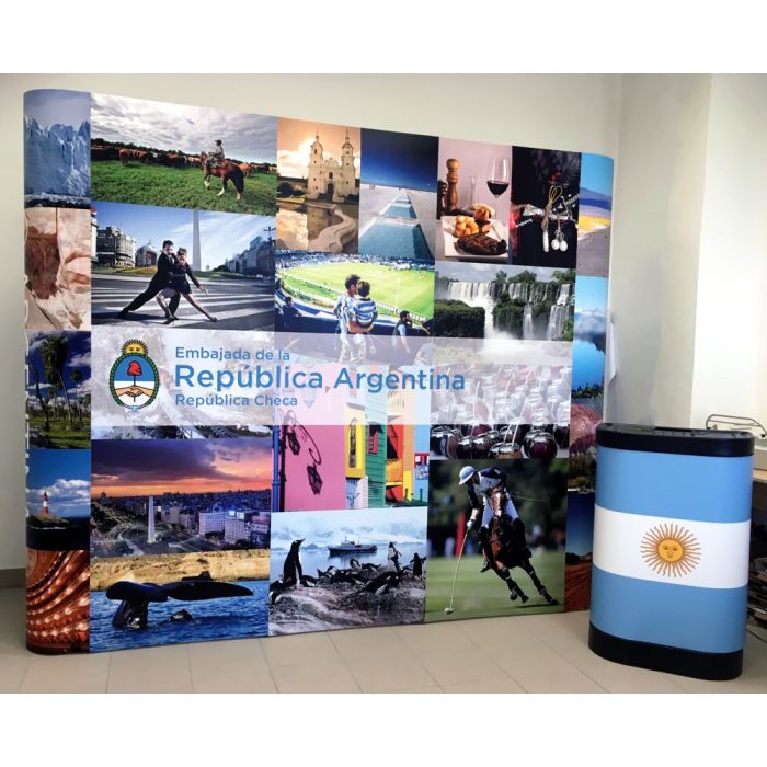 pop up 3x3 gerade Wand Argentína