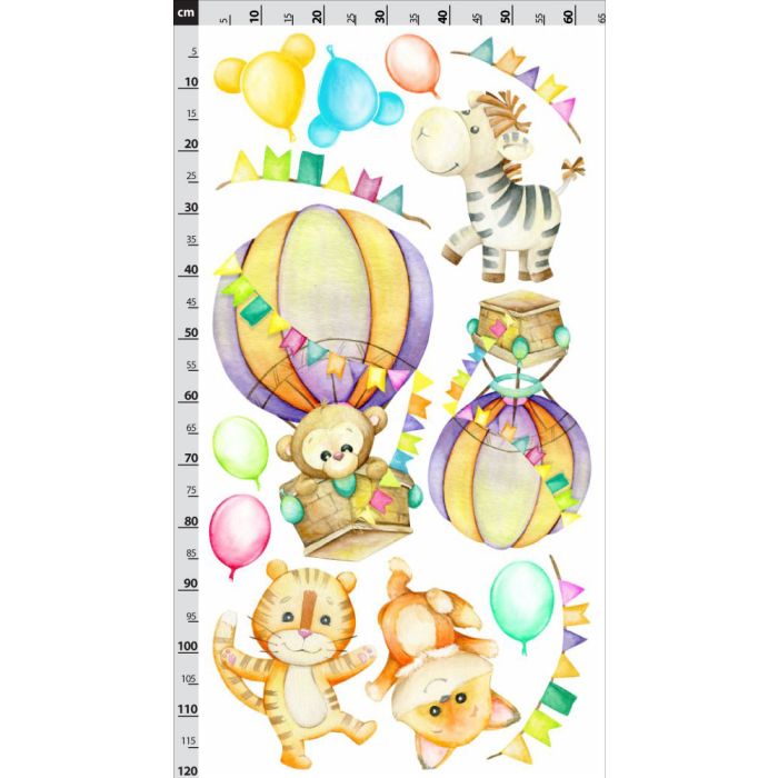 Heißluftballons und tanzende Tiere