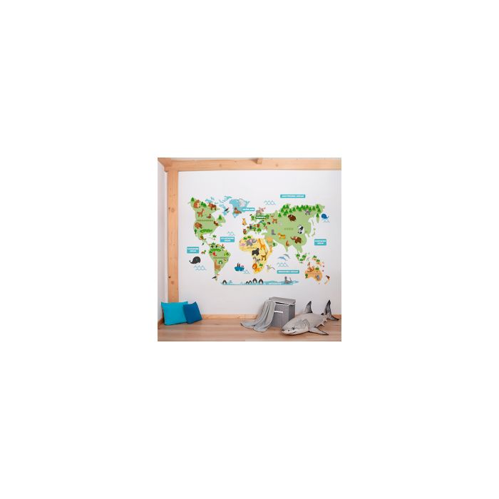 Weltkarte für Kinder