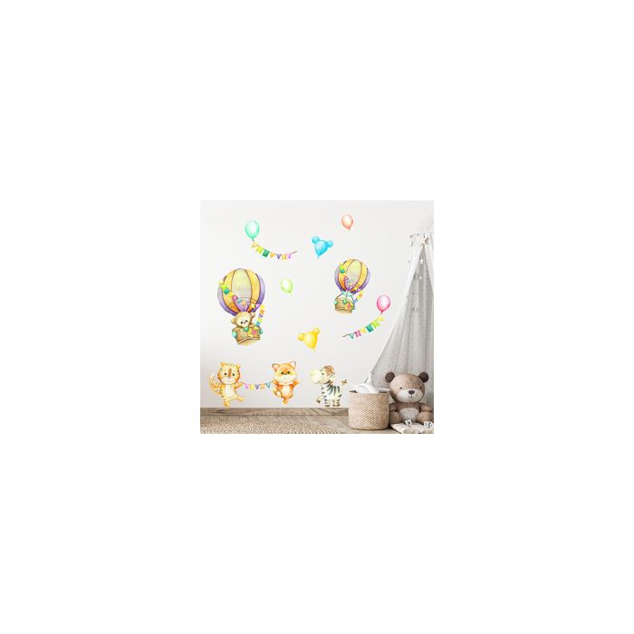 Heißluftballons und tanzende Tiere