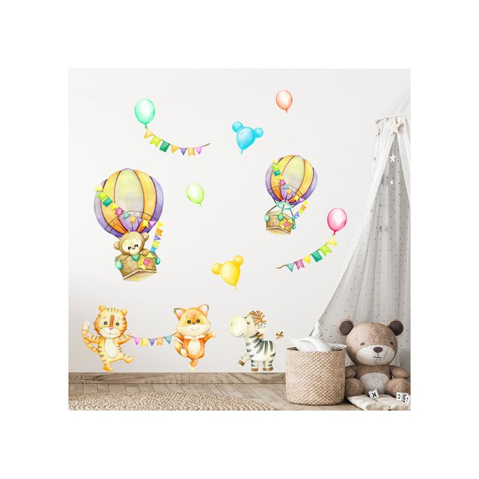 Heißluftballons und tanzende Tiere