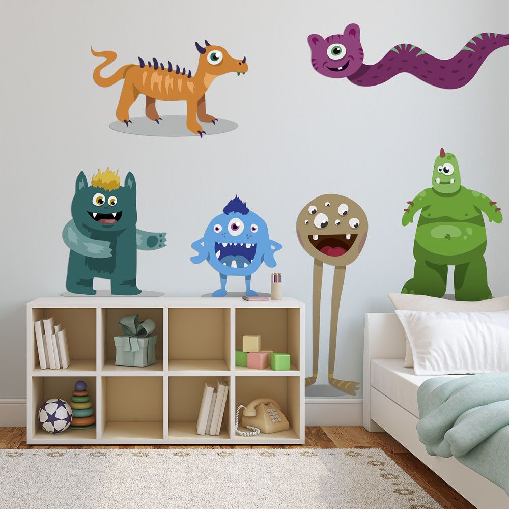 Wandsticker Monster