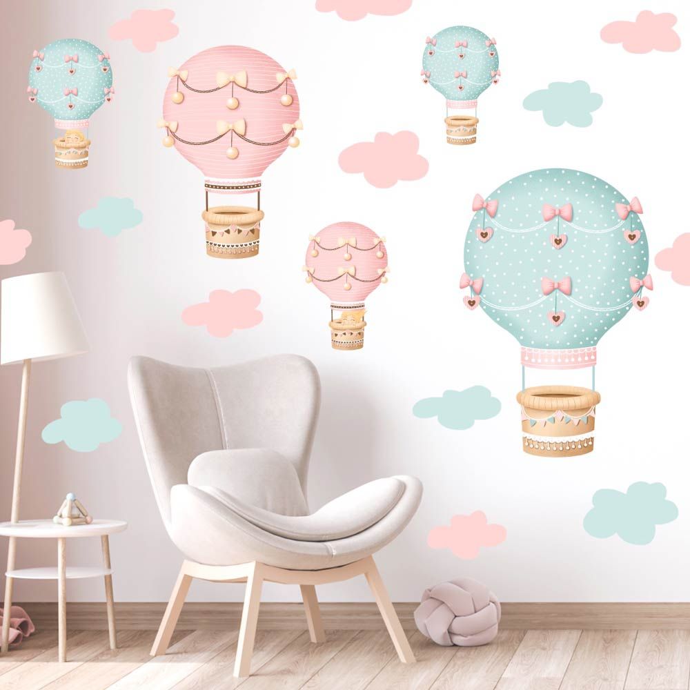 Luftballons und Puffs