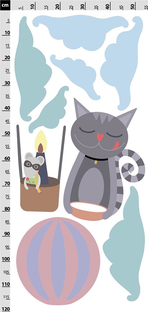 Motiv einer Katze mit Milch - Pressebogen 