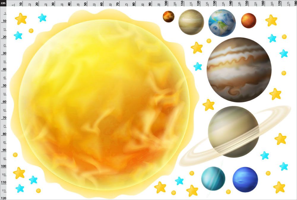 Sonnensystem im Maßstab - Pressebogen 