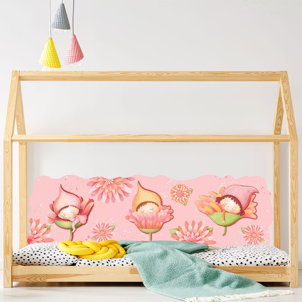 Kindersticker - Wandschutz hinterm Bett mit Kobolden