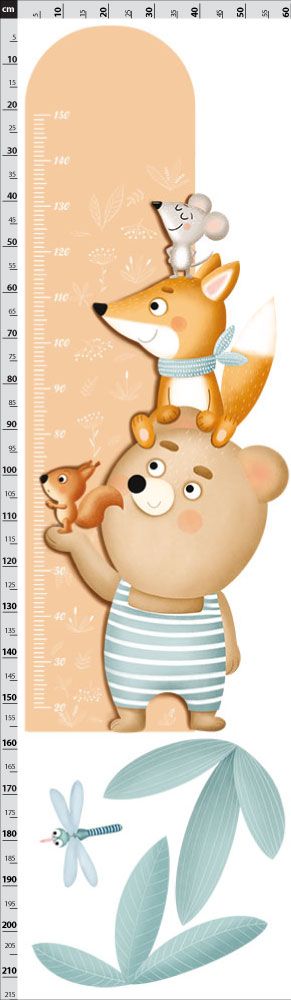 Messband für die Wand und Waldtieren - Pressemitteilung
