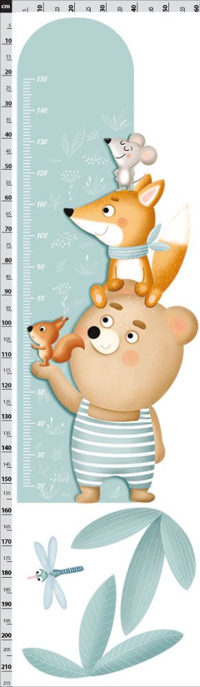 Messband für die Wand und Waldtieren - Pressemitteilung