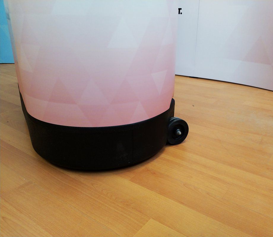 Pop-up Theke auf Rädern