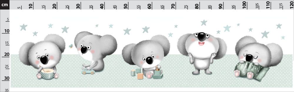 Koalas und Sternenhimmel