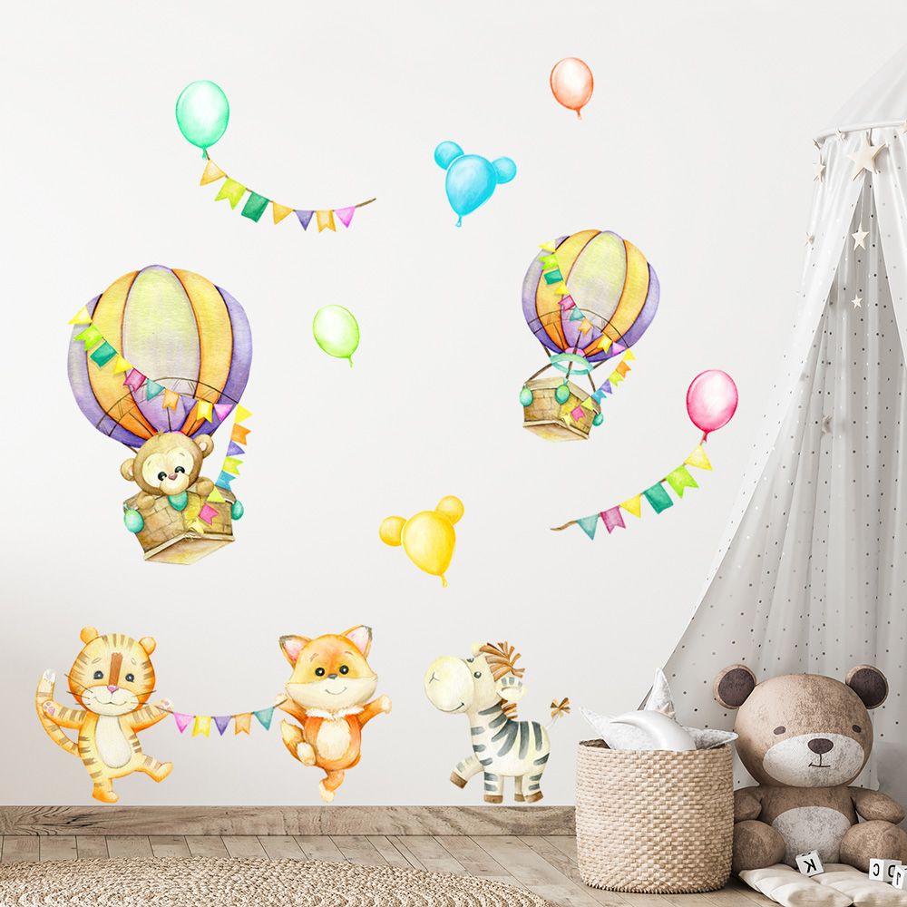 Heißluftballons und tanzende Tiere