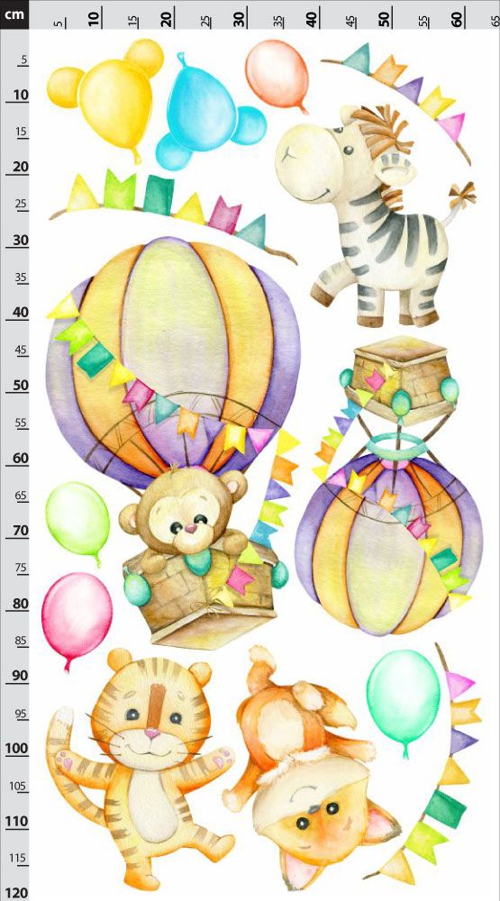 Heißluftballons und tanzende Tiere