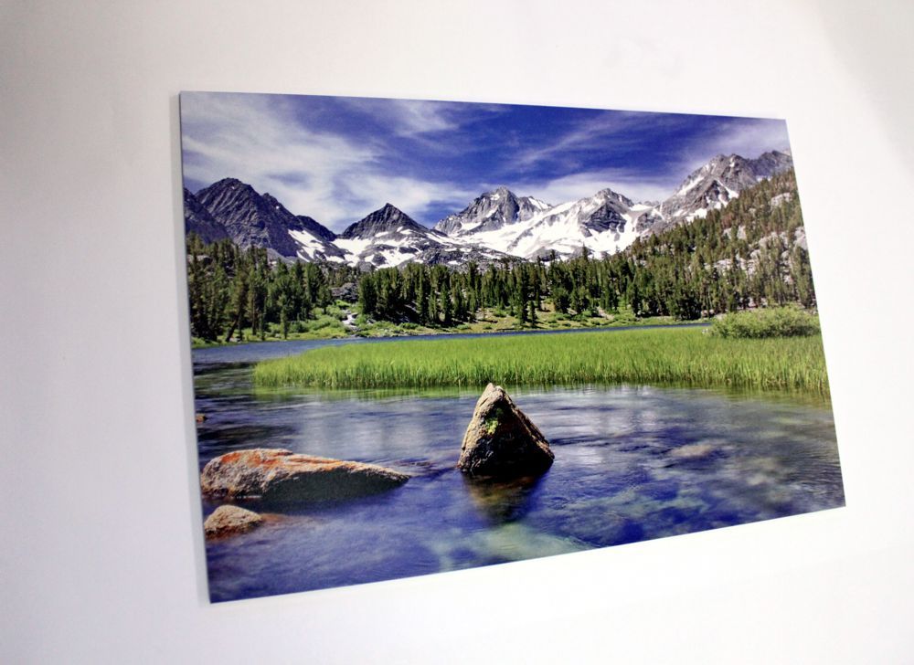 Berge auf PVC-Platte