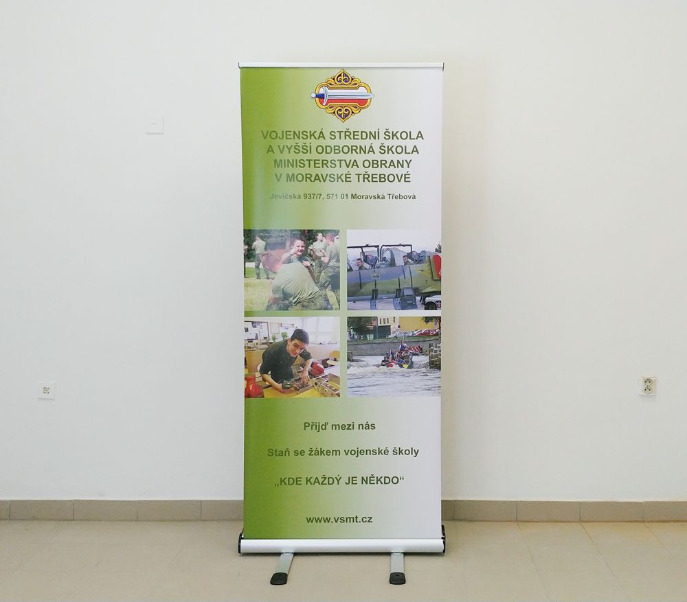 Roll-up für den Außenbereich