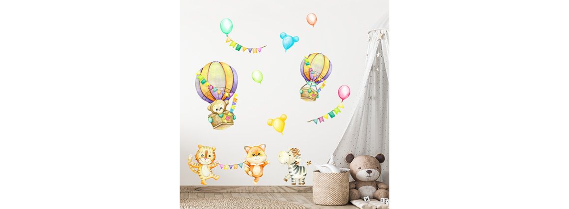 Heißluftballons und tanzende Tiere