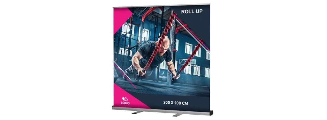Roll Up Präsentationswand