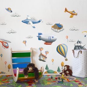 Flugzeuge und Ballons