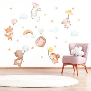 Wandtattoo fliegende Tiere
