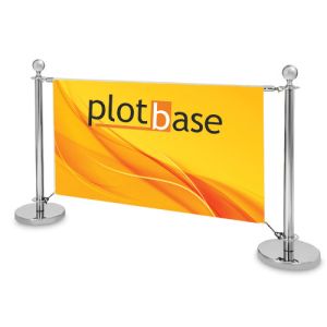 Café-Banner silber
