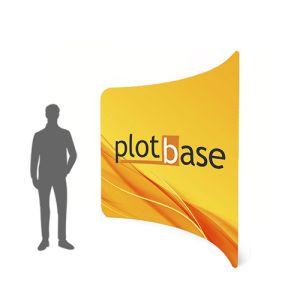 Präsentationswand aus Stoff