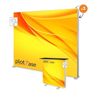 Modularer Messestand mit LED