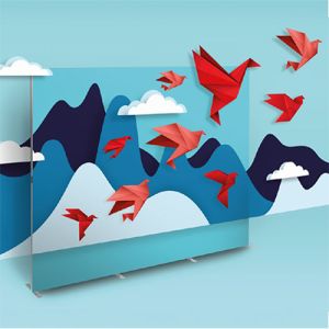 Pop-up-Messestand