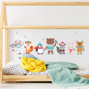 Wandtattoo Winterfreunde