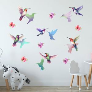 Wandtattoo Kolibris