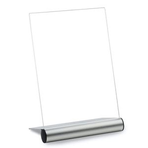 Tischaufsteller aus Acryl