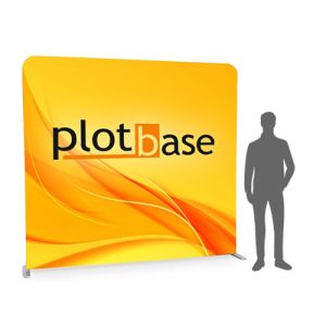 Präsentationswand aus Stoff