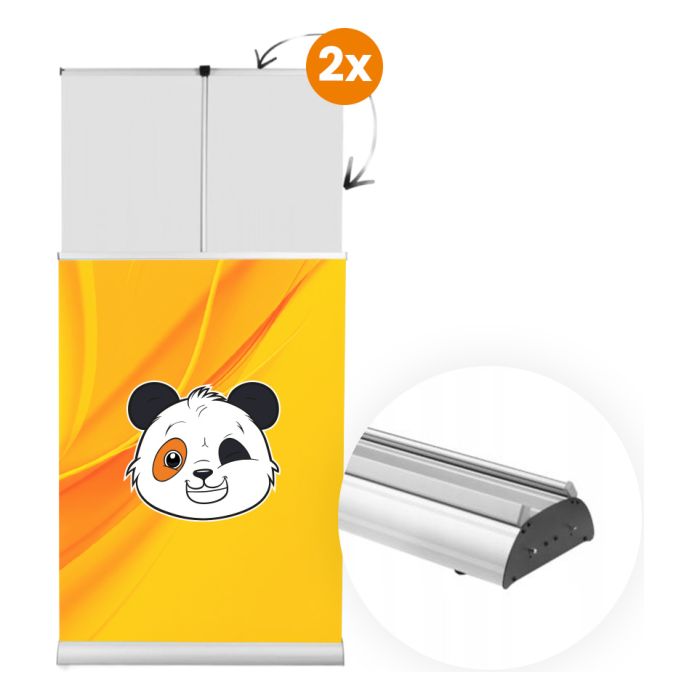 Beidseitiges roll up
