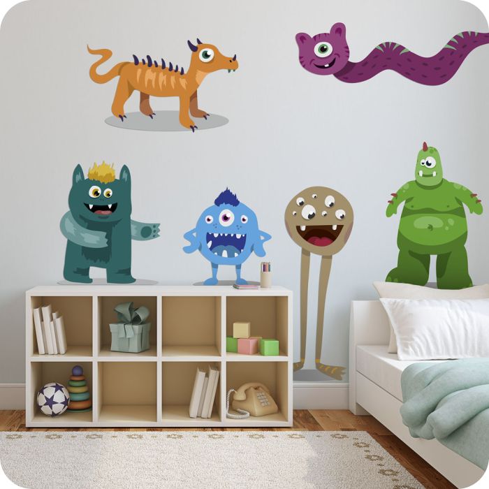 Wandsticker Monster