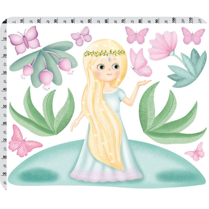 Sticker mit Waldfee - Druckbogen