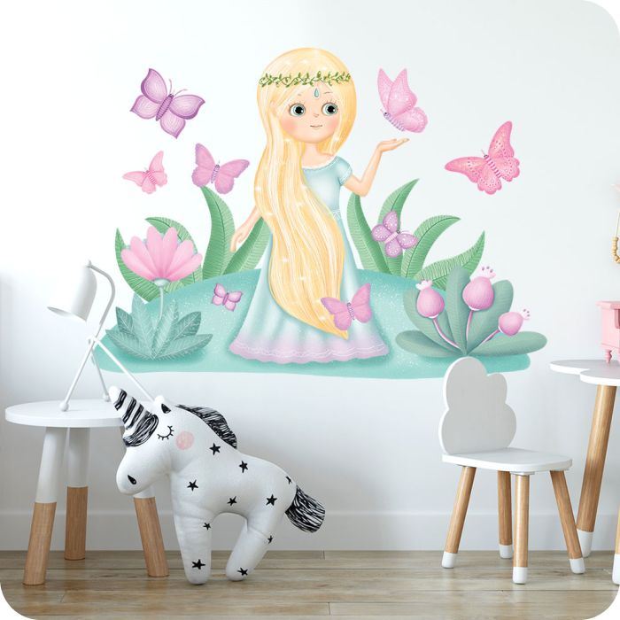 Sticker mit Waldfee