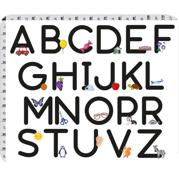 Wandtattoo Alphabet