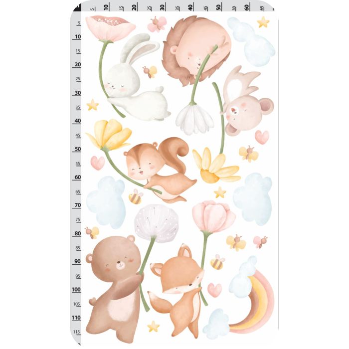 Wandtattoo fliegende Tiere
