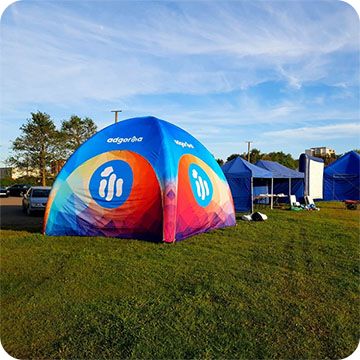 Aufblasbares Eventzelt