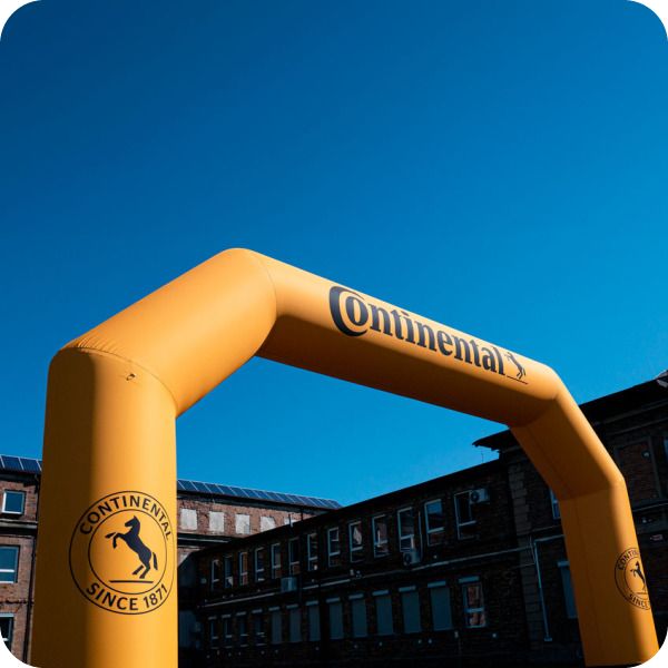 Aufblasbarer Torbogen