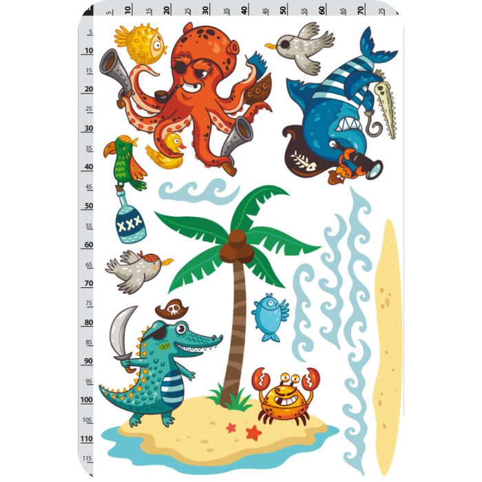 Wandtattoo Piraten