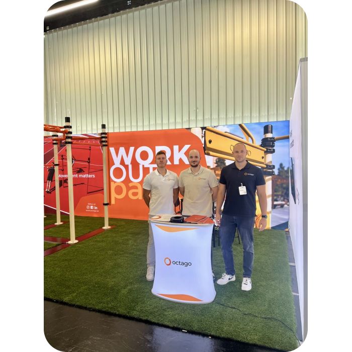 Modularer Messestand mit LED