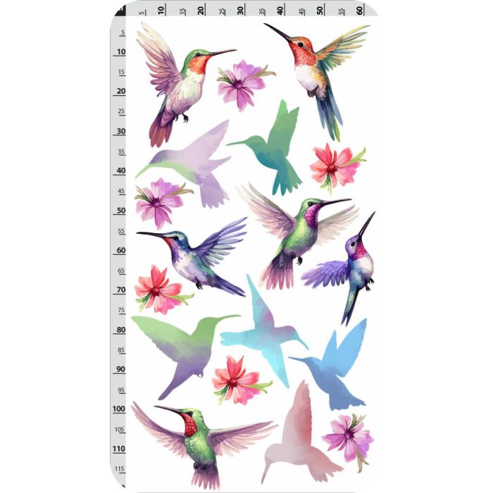 Wandtattoo Kolibris