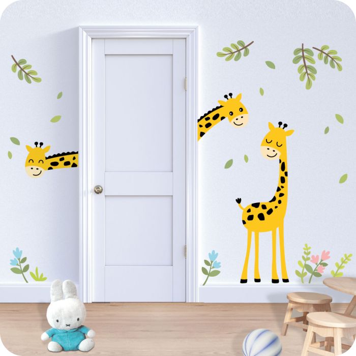 Wandtattoo Giraffe, rechts
