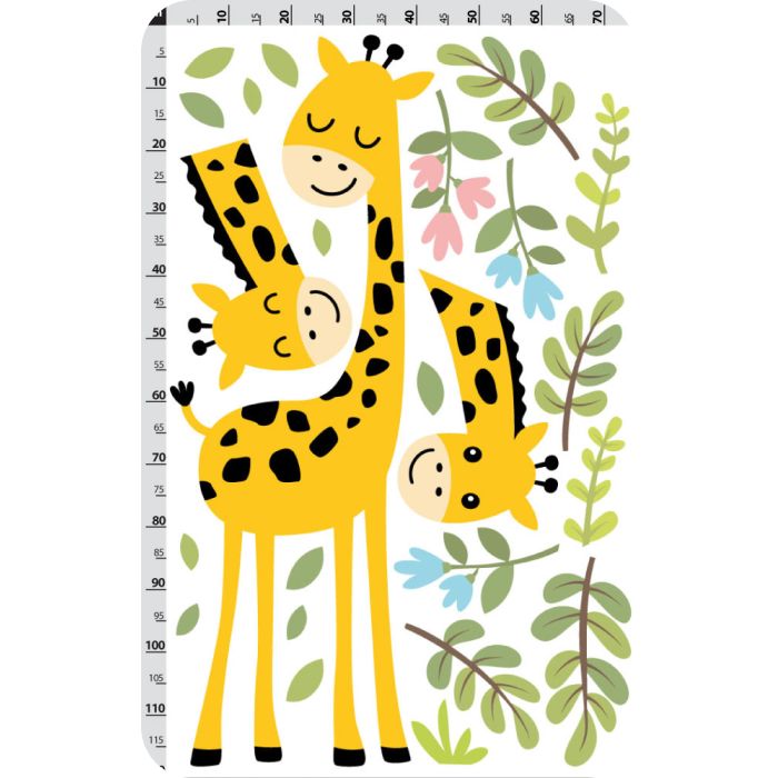 Wandtattoo Giraffe, rechts
