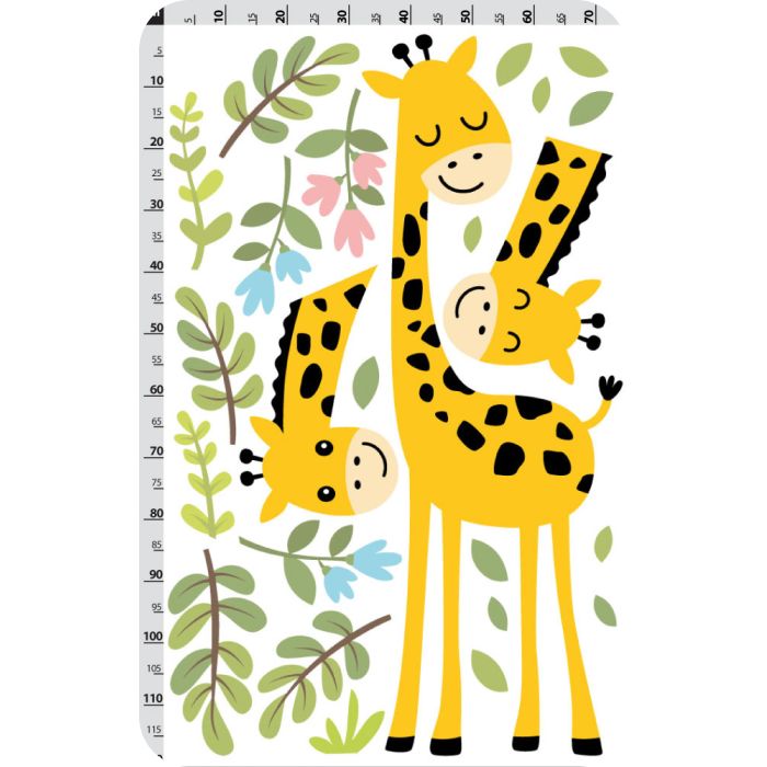 Wandtattoo Giraffe, links