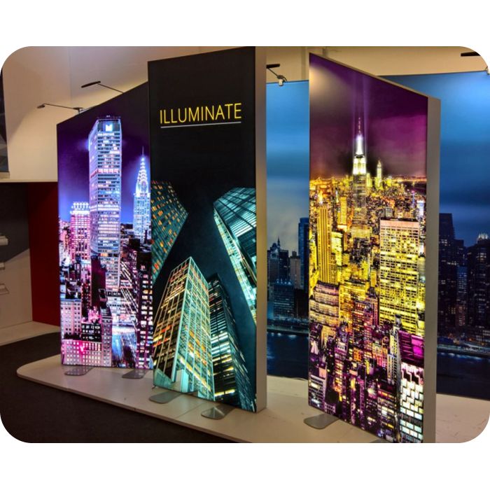 LED-Werbepanel illuminate